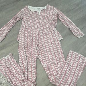 Pink elephant roller rabbit pjs